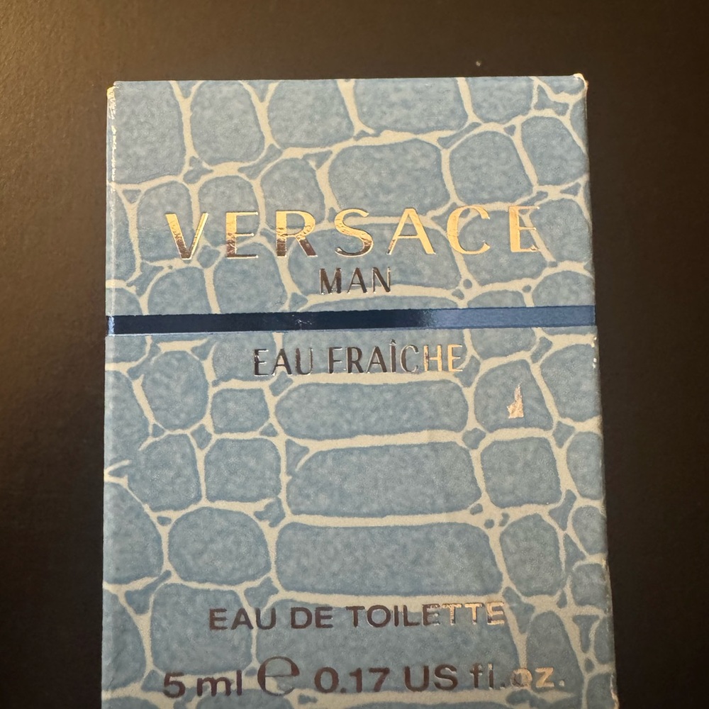 Versace Man Eau Fraiche in Blue Patterned Box
